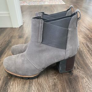 Sorel grey booties